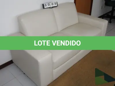 LOTE 009 - LOTE - 0009 - SOFÁ 2 LUGARES CORINO