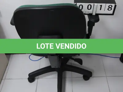 LOTE 018 - LOTE - 0018 - CADEIRA SECRETÁRIA GIRATÓRIA C/ BRAÇO