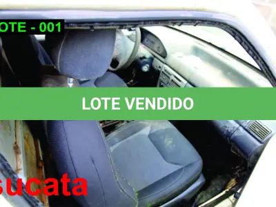 LOTE 001 - SUCATA - FIAT FIORINO, 2010/2011, ALCOOL/GASOLINA.