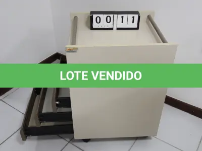 LOTE 011 - LOTE - 0011 - GAVETEIRO 3 GAVETAS