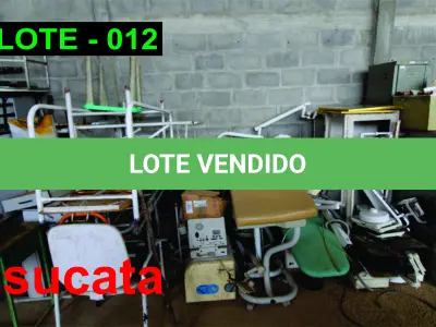 LOTE 012 - SUCATA COMPOSTA DE DIVERSOS MATERIAIS.