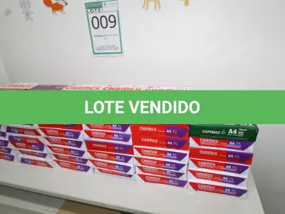 LOTE 009 - MATERIAL DE PAPELARIA