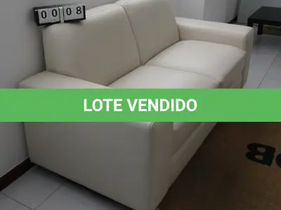 LOTE 008 - LOTE - 0008 - SOFÁ 2 LUGARES CORINO