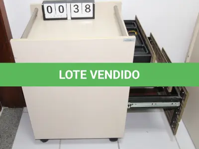 LOTE 038 - LOTE - 0038 - GAVETEIRO 3 GAVETAS