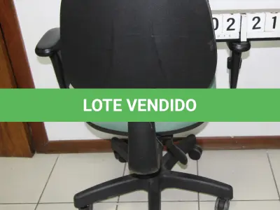 LOTE 221 - LOTE - 0221 - CADEIRA SECRETÁRIA GIRATÓRIA C/ BRAÇO