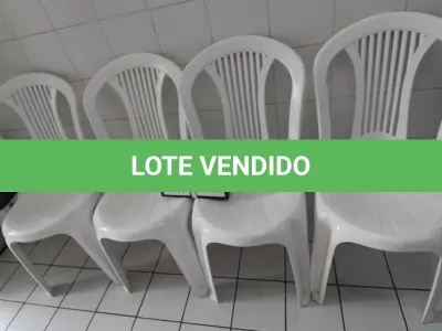 LOTE 109 - LOTE - 0109 - CADEIRA PLÁSTICA CONJ. DE 4 PÇS.