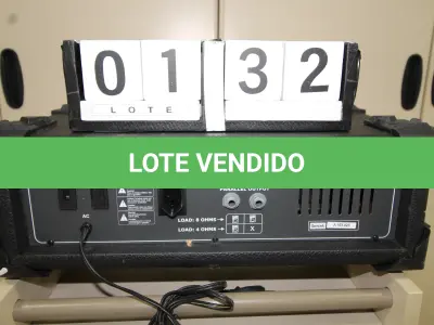 LOTE 132 - LOTE - 0132 - AMPLIFICADOR LL 160 35 W