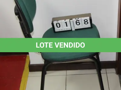 LOTE 168 - LOTE - 0168 - CADEIRA SECRETÁRIA FIXA S/ BRAÇO