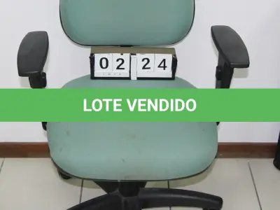 LOTE 224 - LOTE - 0224 - CADEIRA SECRETÁRIA GIRATÓRIA C/ BRAÇO