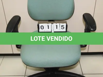 LOTE 115 - LOTE - 0115 - CADEIRA SECRETÁRIA GIRATÓRIA C/ BRAÇO