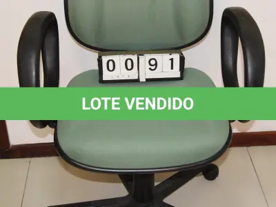 LOTE 091 - LOTE - 0091 - CADEIRA DIRETOR GIRATÓRIA C/ BRAÇO
