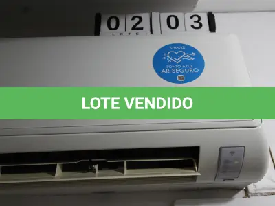 LOTE 203 - LOTE - 0203 - AR CONDICIONADO 18.000 BTU'S