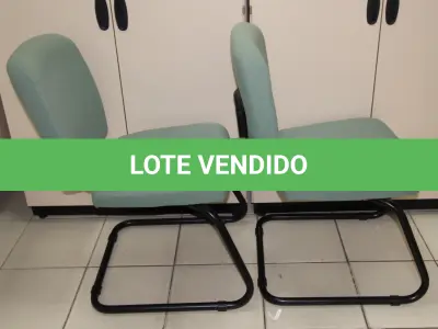 LOTE 131 - LOTE - 0131 - CADEIRA SECRETÁRIA FIXA S/ BRAÇO CONJ. 2 PÇS.