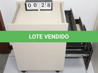 LOTE 028 - LOTE - 0028 - GAVETEIRO 3 GAVETAS