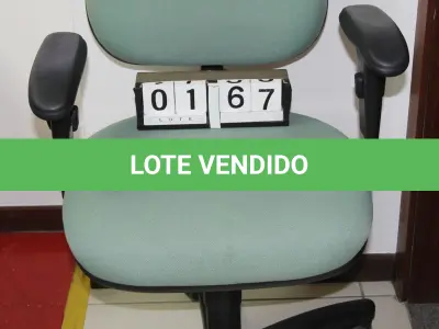 LOTE 167 - LOTE - 0167 - CADEIRA SECRETÁRIA GIRATÓRIA C/ BRAÇO