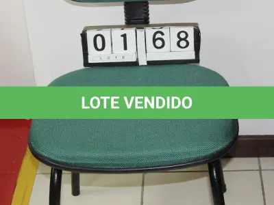 LOTE 168 - LOTE - 0168 - CADEIRA SECRETÁRIA FIXA S/ BRAÇO