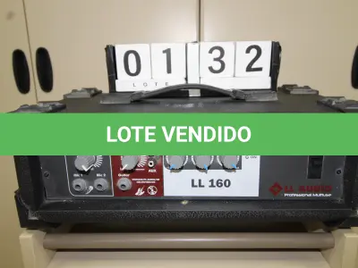 LOTE 132 - LOTE - 0132 - AMPLIFICADOR LL 160 35 W