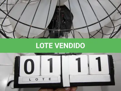 LOTE 111 - LOTE - 0111 - VENTILADOR DE PAREDE TURBO C/ REG. DE VELOCIDADE