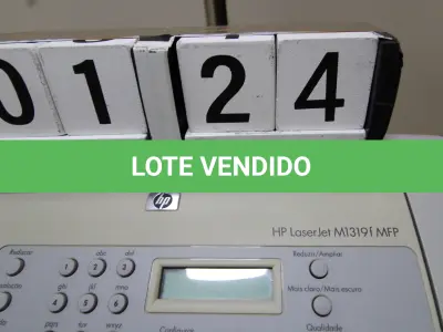 LOTE 124 - LOTE - 0124 - IMPRESSORA HP LASERJET M1319F - MFP