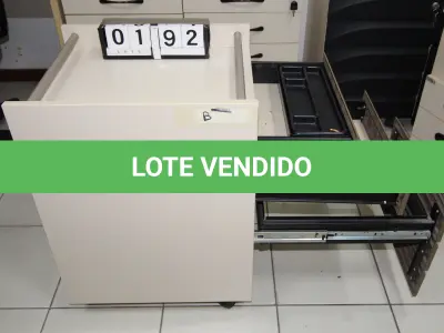 LOTE 192 - LOTE - 0192 - GAVETEIRO 3 GAVETAS