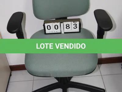LOTE 083 - LOTE - 0083 - CADEIRA SECRETÁRIA GIRATÓRIA C/ BRAÇO