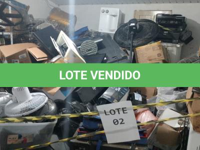 LOTE 002 - DIVERSOS EQUIPAMENTOS ELETRÔNICOS