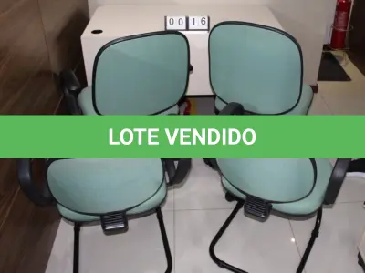 LOTE 016 - CONJ. CADEIRAS