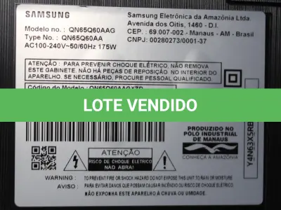 LOTE 001 - TV 65 POLEGADAS SAMSUNG