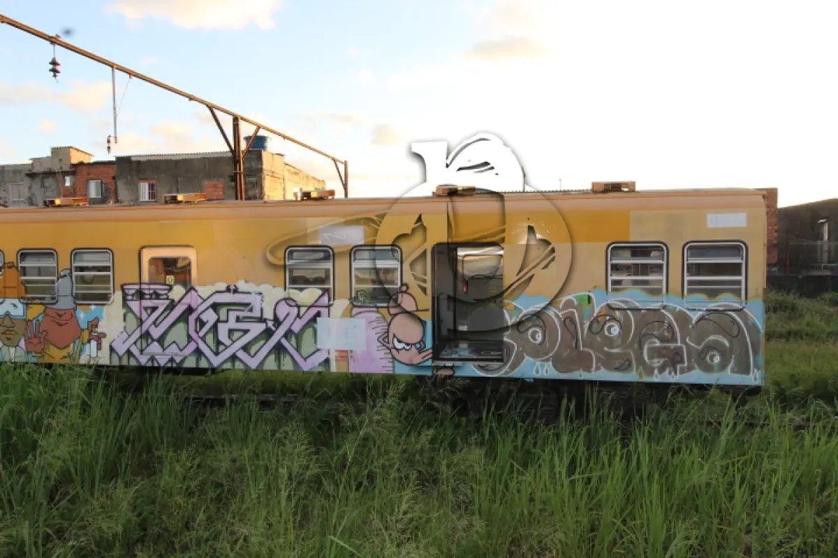 LOTE 003 - DIVERSOS MATERIAIS DE FERRO COMPOSTO DE:  03 VAGÕES DE TREM PARA PASSAGEIROS