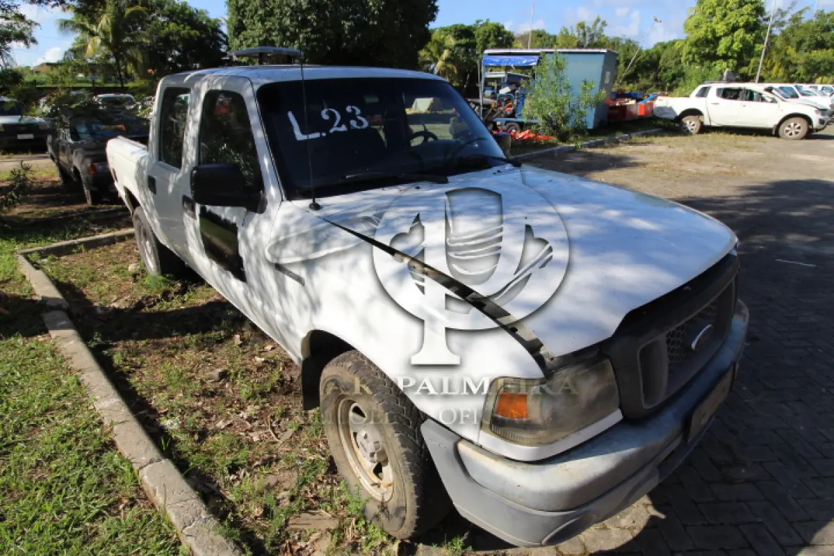 LOTE 023 - VEÍCULO: MARCA/MODELO: I/FORD RANGER XL 13P; FAB/MOD: 2008/2008; PLACA: JRL2440; CHASSI: 8AFER13PX8J171721