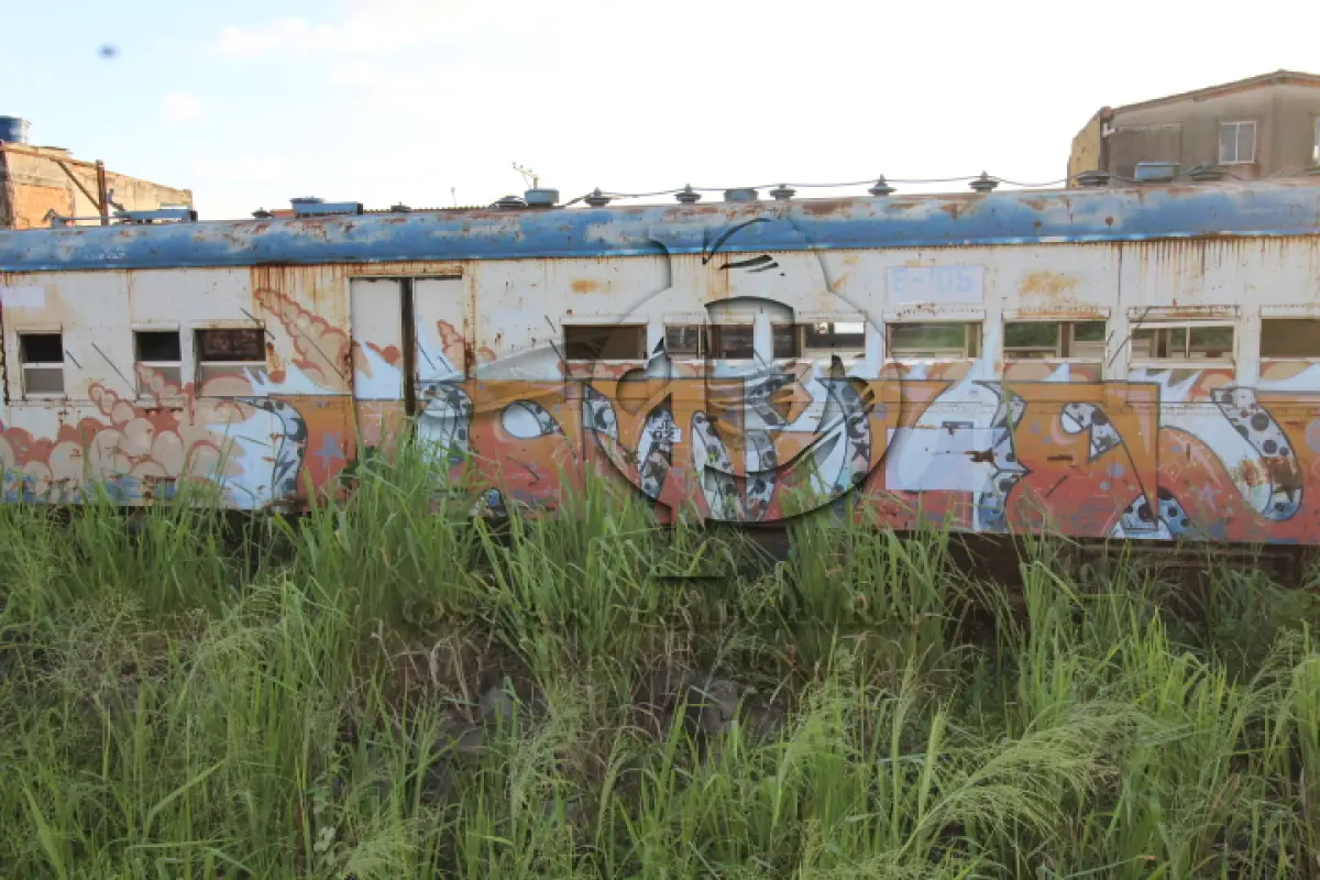 LOTE 002 - DIVERSOS MATERIAIS DE FERRO COMPOSTO DE:  02 VAGÕES DE TREM PARA PASSAGEIROS