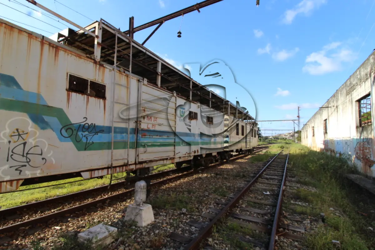 LOTE 005 - DIVERSOS MATERIAIS DE FERRO COMPOSTO DE:  02 VAGÕES DE TREM PARA MANUTENÇÃO