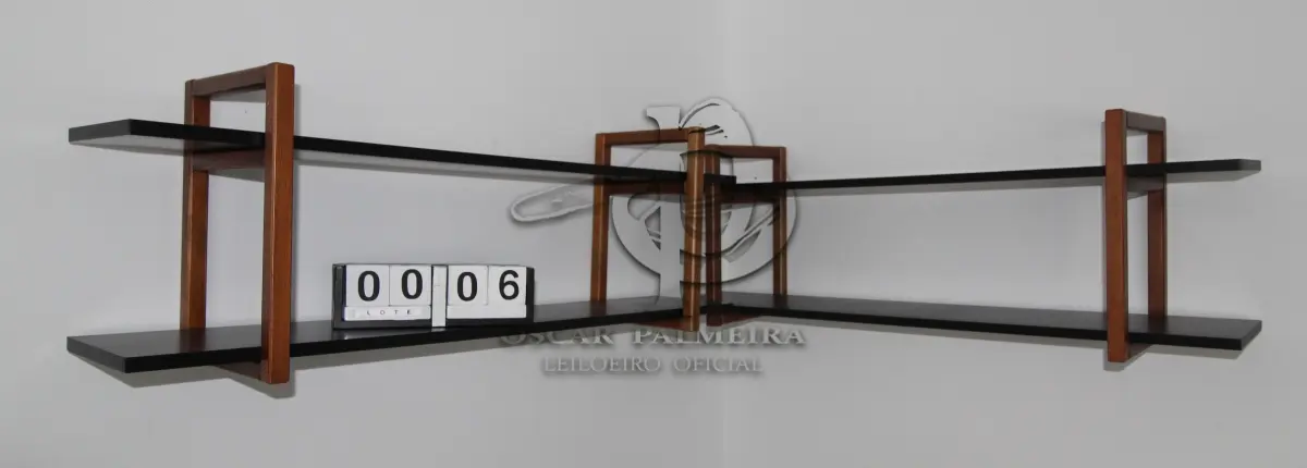 LOTE 006 - LOTE - 0006 - PRATELEIRA DE PAREDE CONJ. 2 PÇS.