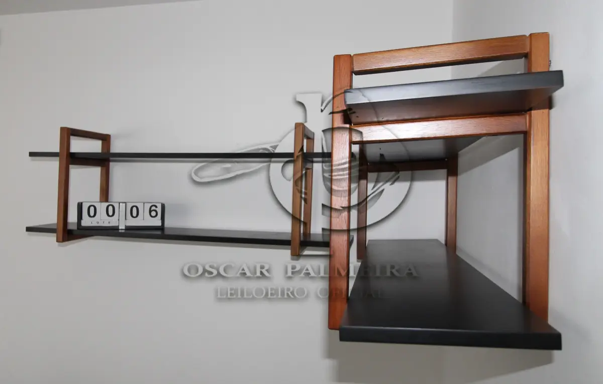 LOTE 006 - LOTE - 0006 - PRATELEIRA DE PAREDE CONJ. 2 PÇS.