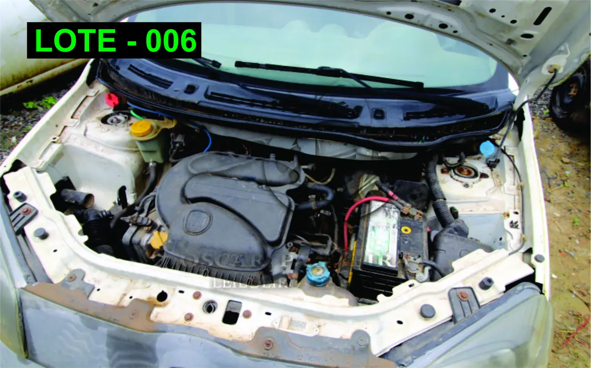 LOTE 006 - VEÍCULO - FIAT UNO WAY 1.0, 2010/2011, ALCOOL/GASOLINA.