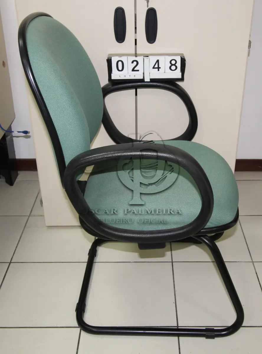 LOTE 248 - LOTE - 0248 - CADEIRA DIRETOR FIXA C/ BRAÇO