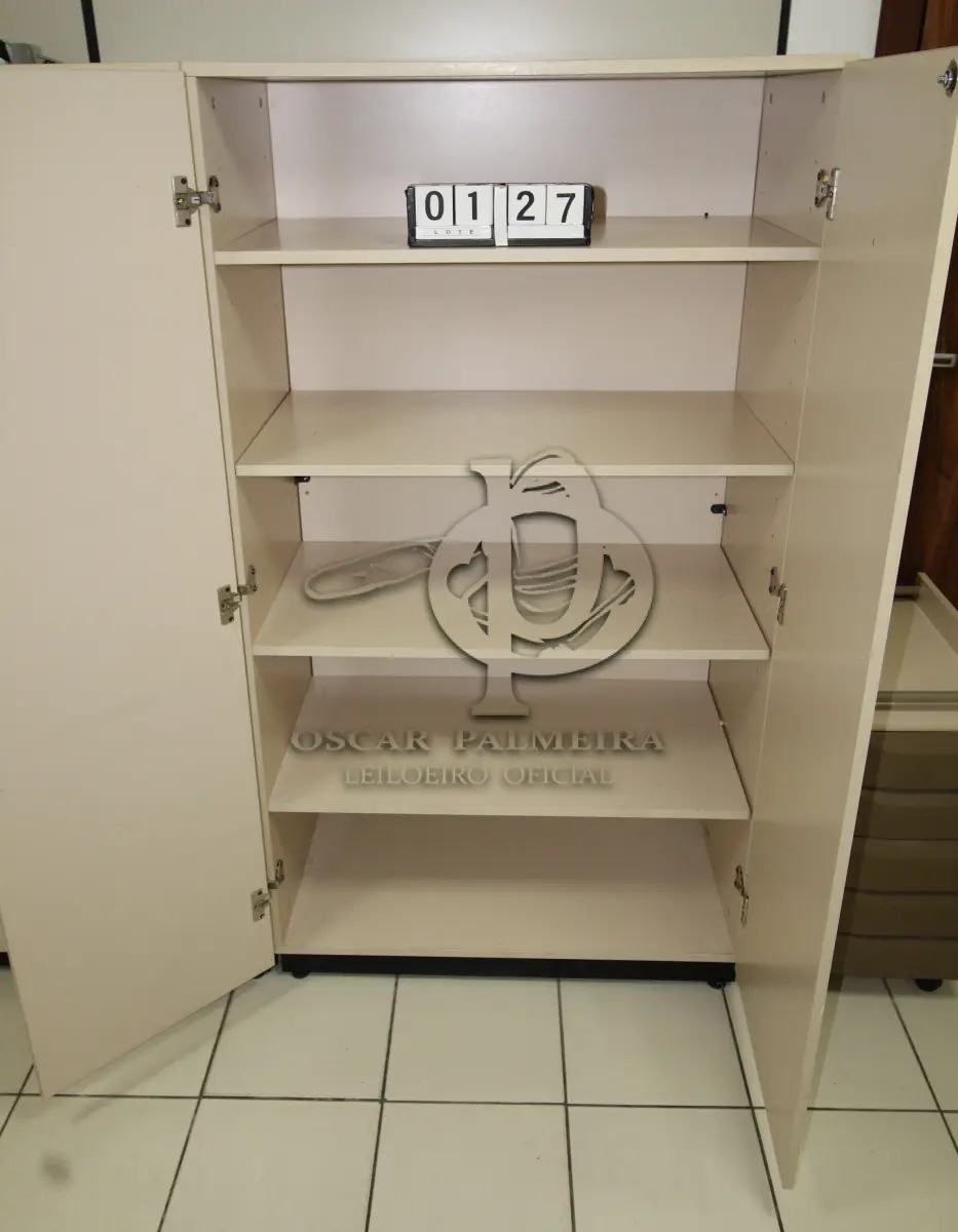 LOTE 127 - LOTE - 0127 - ARMÁRIO 2 PORTAS ALTO