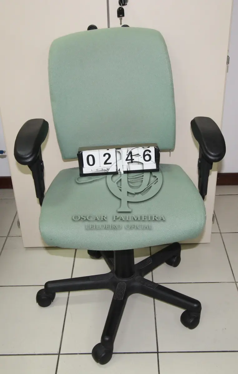 LOTE 246 - LOTE - 0246 - CADEIRA SECRETÁRIA GIRATÓRIA C/ BRAÇO