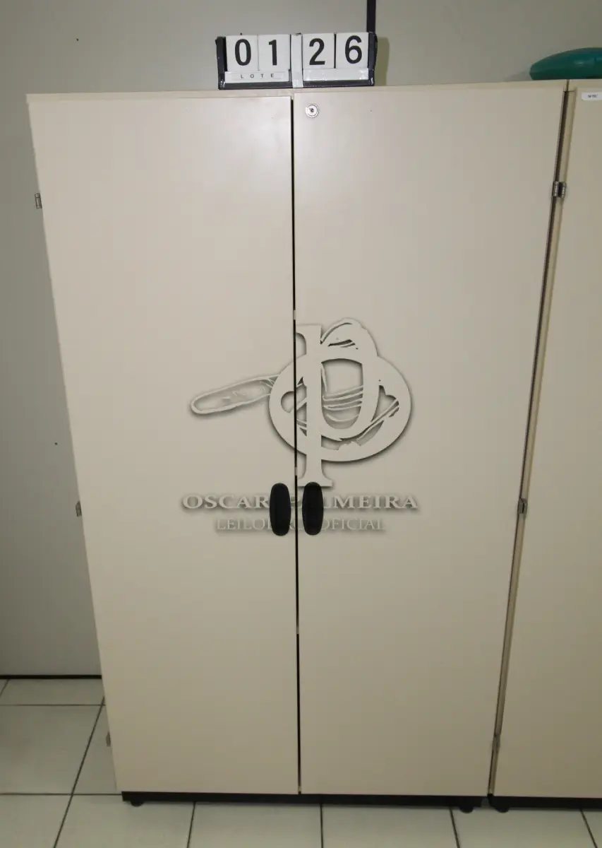 LOTE 126 - LOTE - 0126 - ARMÁRIO 2 PORTAS ALTO