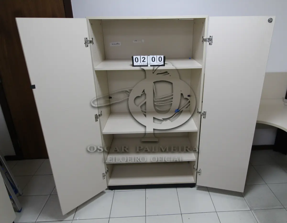 LOTE 200 - LOTE - 0200 - ARMÁRIO 2 PORTAS ALTO