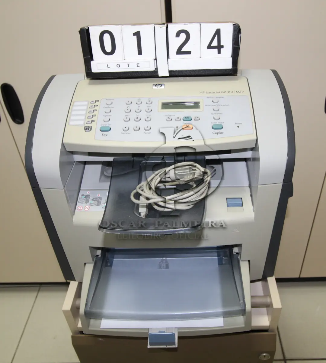 LOTE 124 - LOTE - 0124 - IMPRESSORA HP LASERJET M1319F - MFP