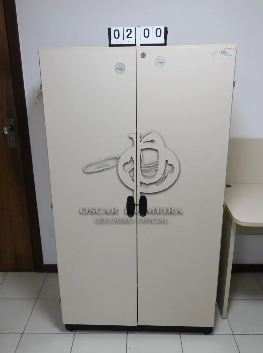 LOTE 200 - LOTE - 0200 - ARMÁRIO 2 PORTAS ALTO