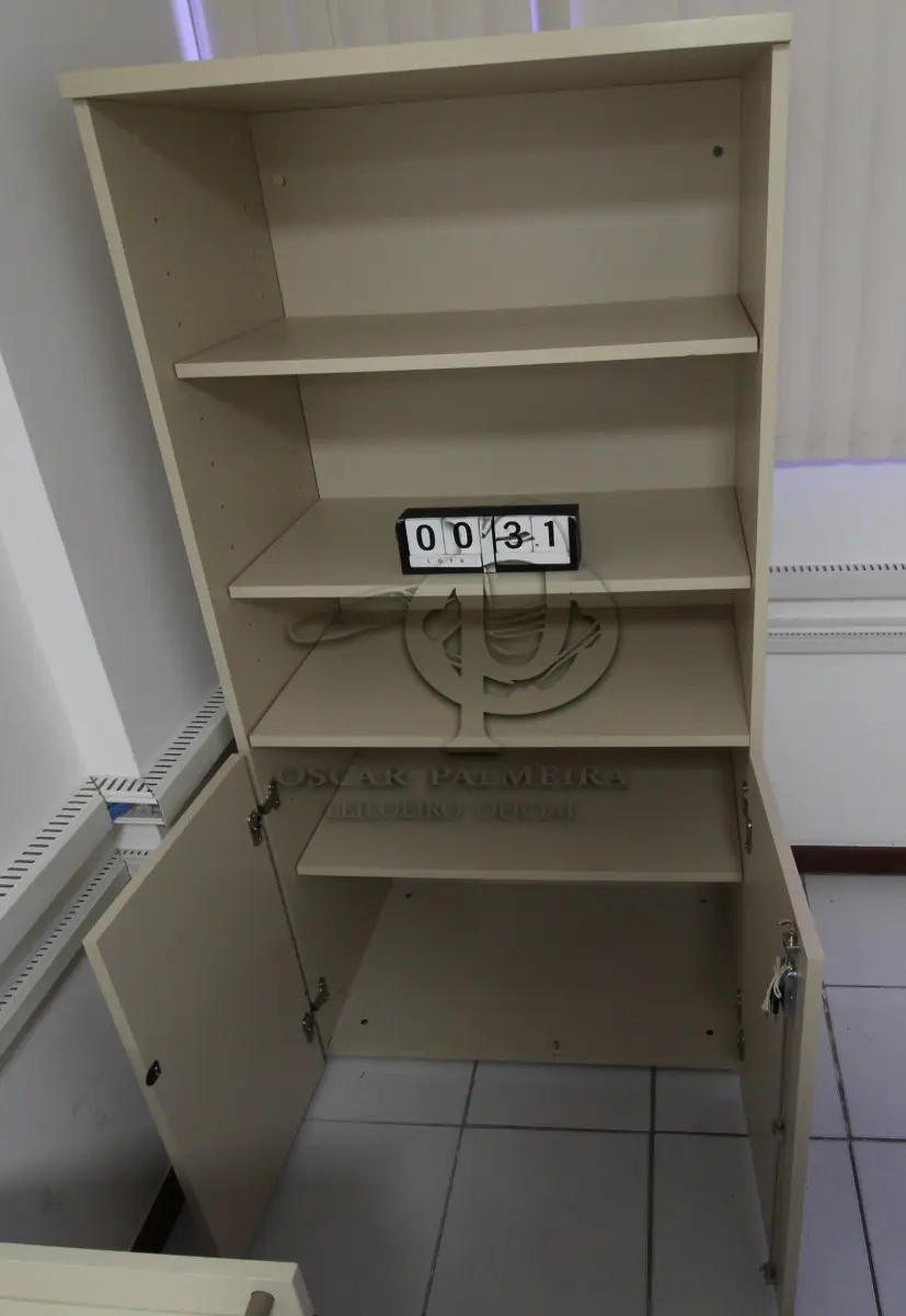 LOTE 031 - LOTE - 0031 - ARMÁRIO 2 PORTAS C/ PRATELEIRA