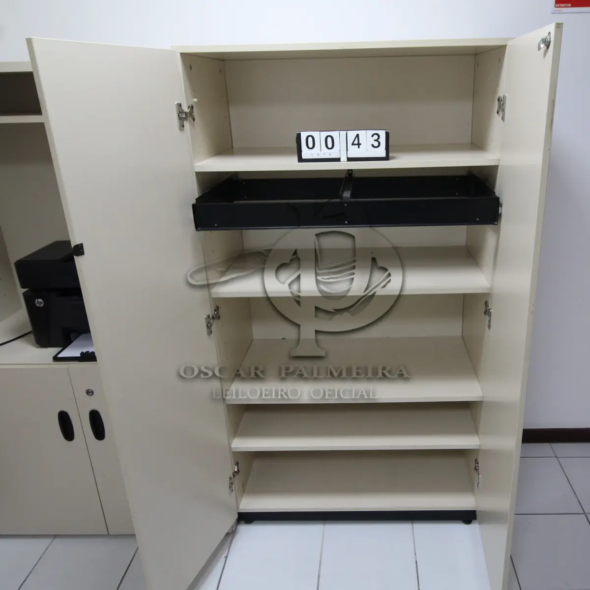 LOTE 043 - LOTE - 0043 - ARMÁRIO 2 PORTAS ALTO