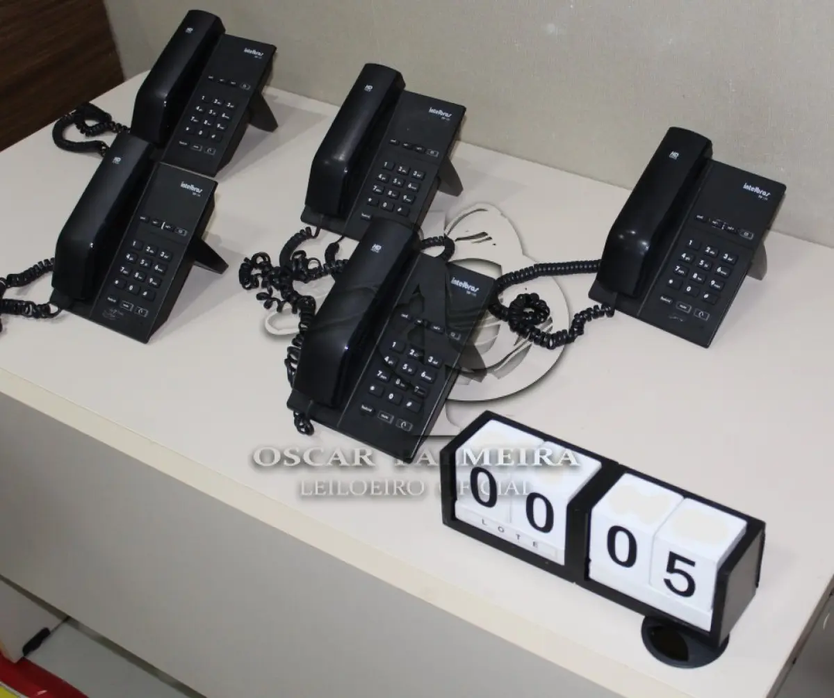 LOTE 005 - CONJ. APARELHOS INTELBRAS TIP-120