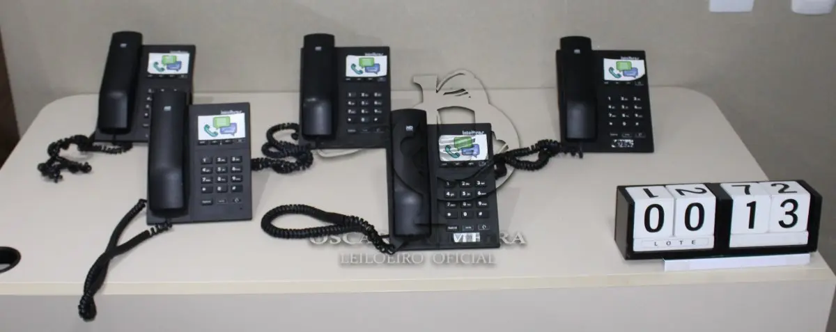 LOTE 013 - CONJ. APARELHOS INTELBRAS TIP-120