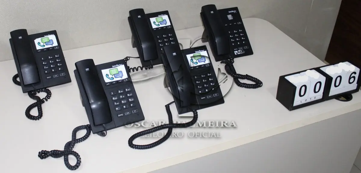 LOTE 006 - CONJ. APARELHOS INTELBRAS TIP-120