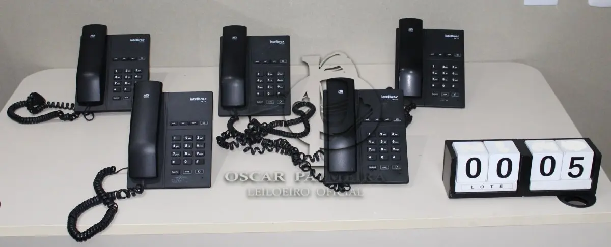 LOTE 005 - CONJ. APARELHOS INTELBRAS TIP-120