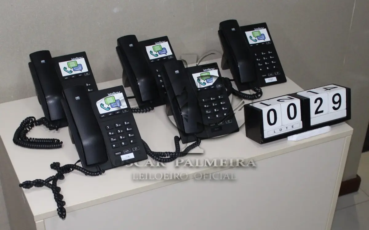 LOTE 029 - CONJ. APARELHOS INTELBRAS TIP-120