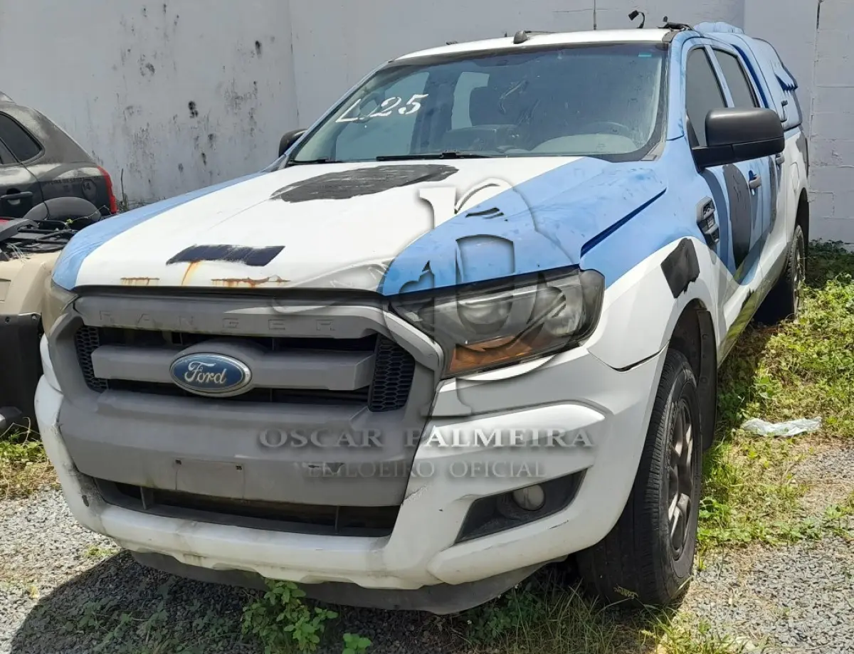 LOTE 025 - VEÍCULO: I/FORD RANGER XLSCD4 22C (MOTOR INCOMPLETO), ANO/MOD 2016/2017 / 6ª PARTE FEIRA DE SANTANA